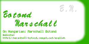 botond marschall business card